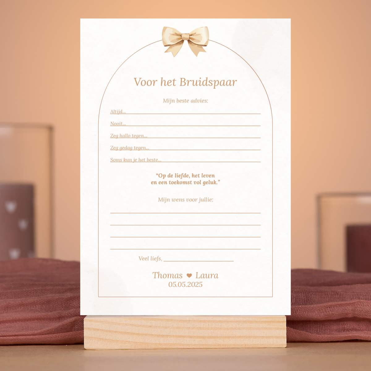 Voor het Bruidspaar - Boho